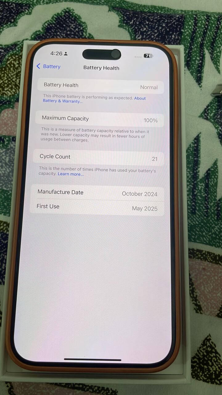 Riyadh, Mobile Phones, SAR 3850,  IPhone 16 Pro Max 256GB For Sale In Riyadh.  📱 256GB | Desert Titanium 🔋 100% Battery He