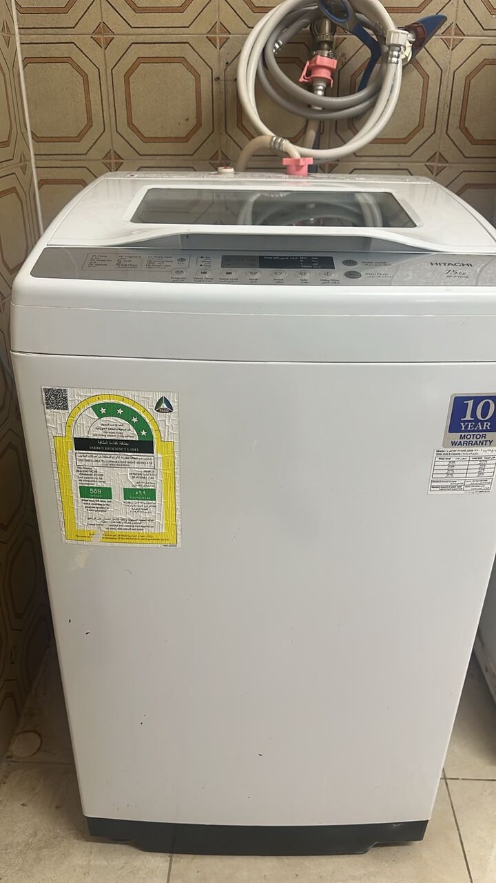 Jeddah, Appliances, SAR 700,  Hitachi 7.5 Kg Fully Automatic Washing Machine