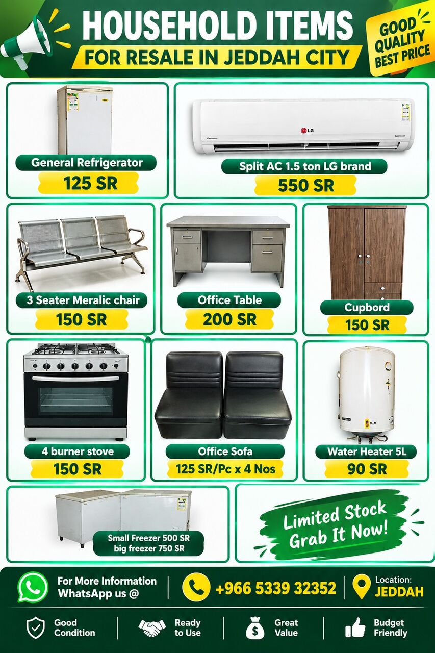 Jeddah, Air Conditioners, SAR 90,  Household Items For Resale