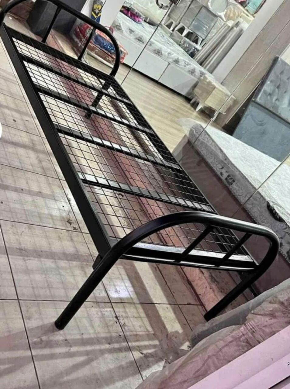 Jeddah, Furniture, SAR 5,  New Steel Bed Available In Low Price