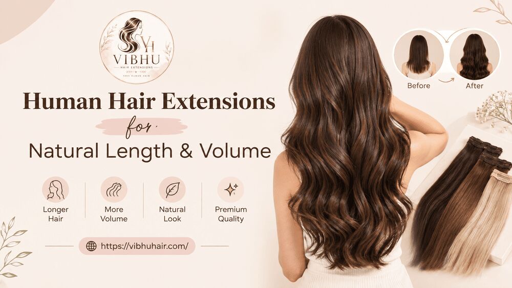New Delhi, Businesses For Sale, Human Hair Extensions For Natural Length & Volume