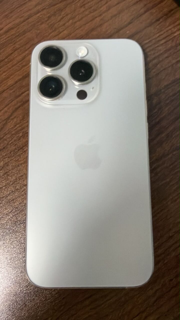 Dammam, Mobile Phones, SAR 2,  IPhone 15 Pro 256GB - White Titanium | Immaculate Condition (81% Battery)