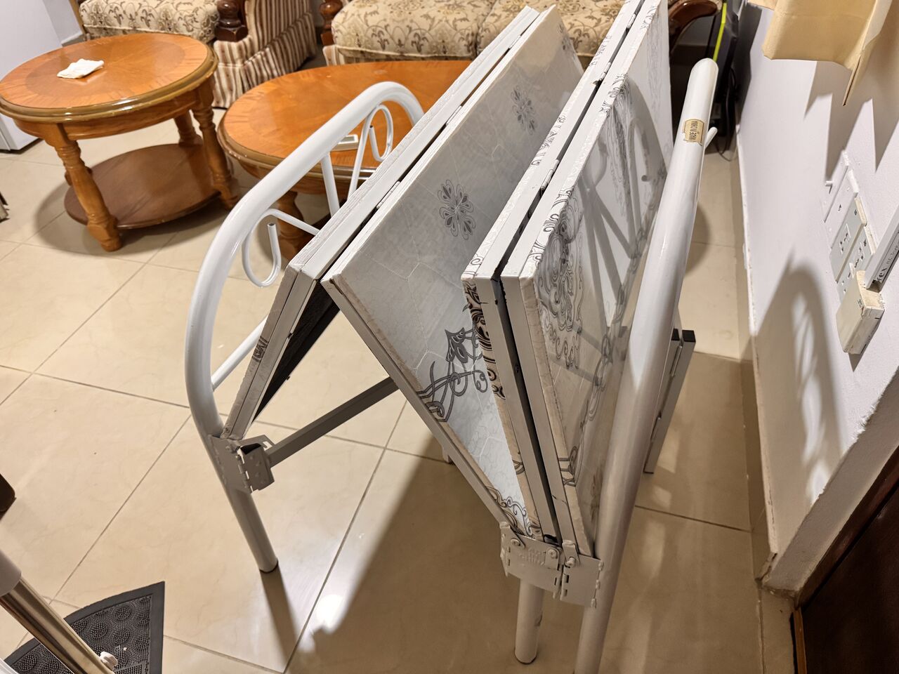 Khobar, Furniture, SAR 450,  Foldable Bed, Mattress, And Sturdy Chair For Sale