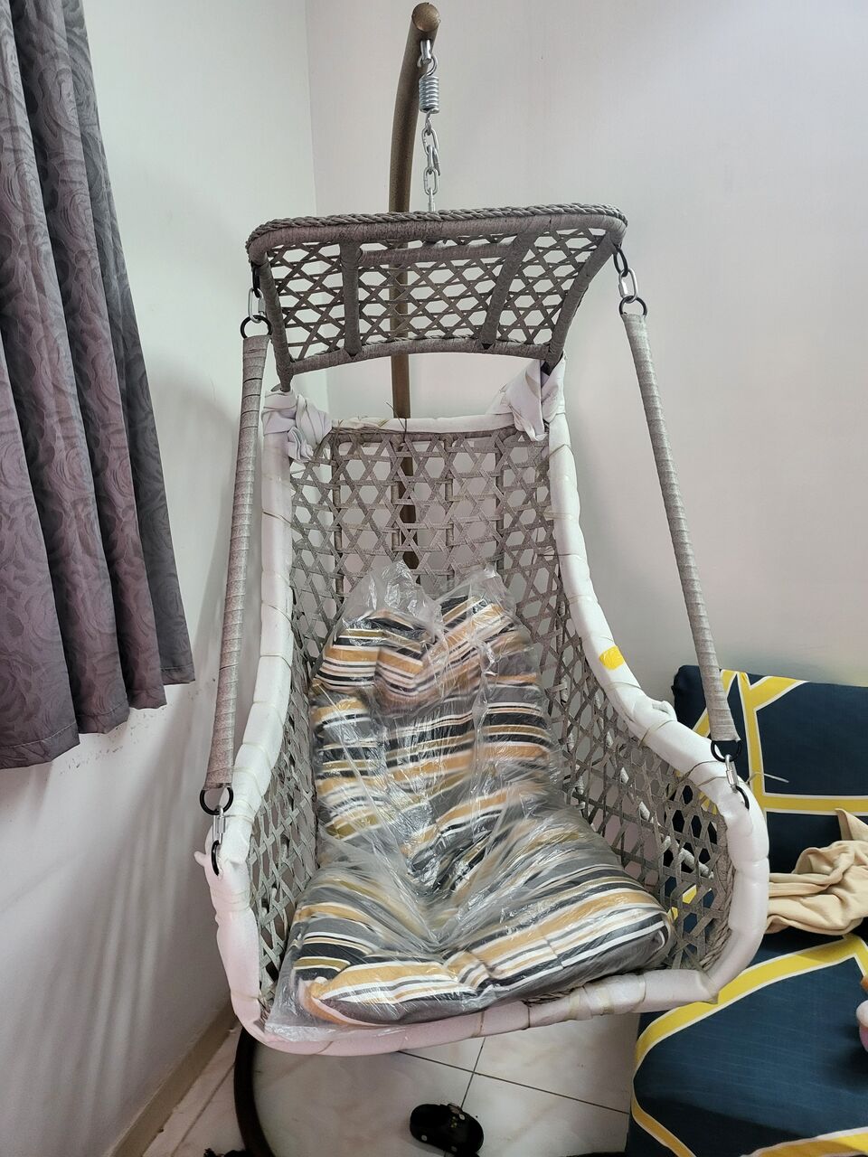 Riyadh, Furniture, SAR 600,  New Single-person Hanging Nest Swing /egg Swing Chair