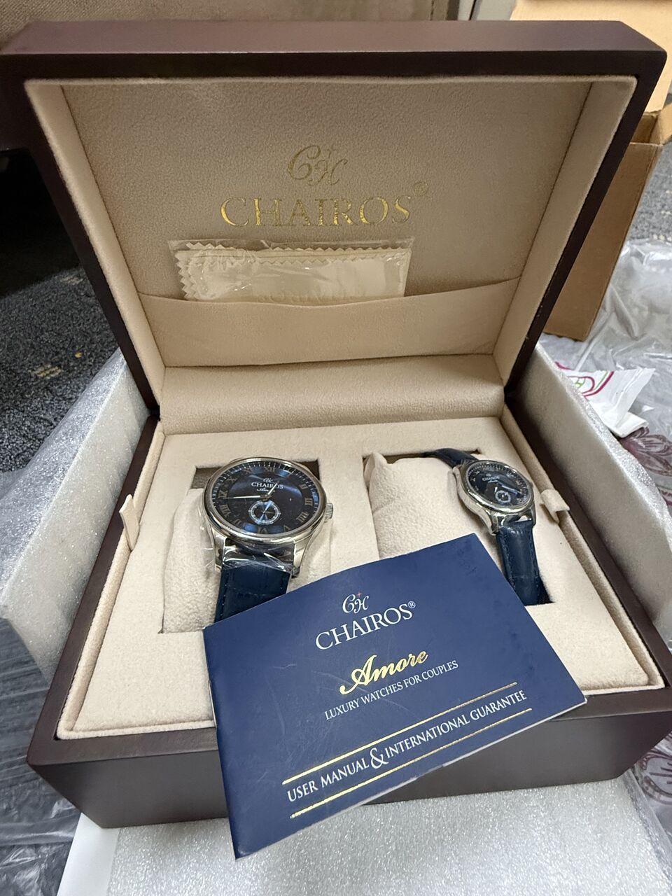 Jubail, Watches, SAR 2500,  CHAIROS Amore Couple Watch (men + Ladies Pair)