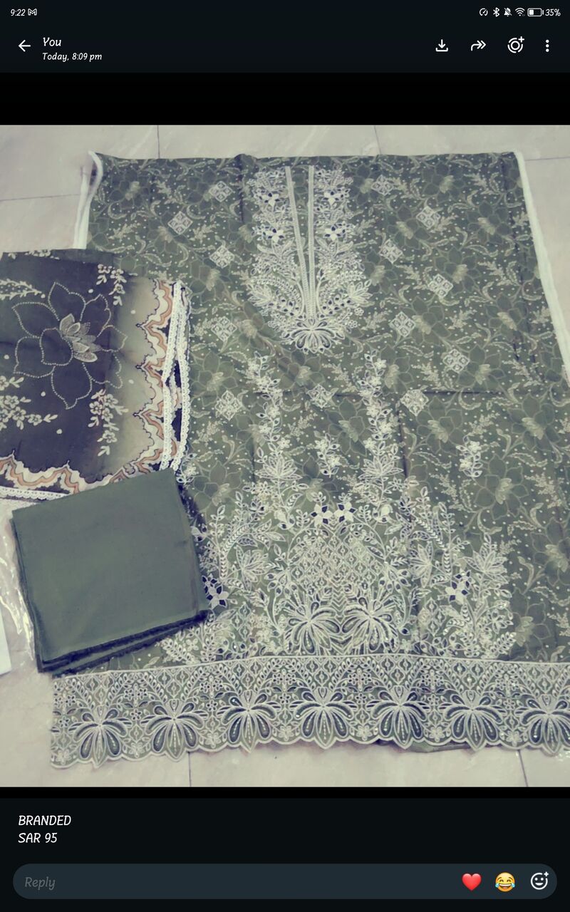 Yanbu, Clothing & Accessories, SAR 68,  SELLING UNSTITCHED BRANDED PAKISTANI SUITS