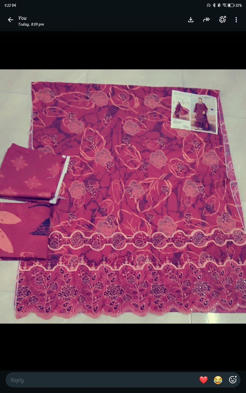 Yanbu, Clothing & Accessories, SAR 68,  SELLING UNSTITCHED BRANDED PAKISTANI SUITS
