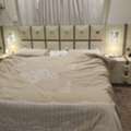 SAR 2500,  Modern Turkish Hydraulic Bedroom Set Featuring Built-in Accent Lighting And An Integrated