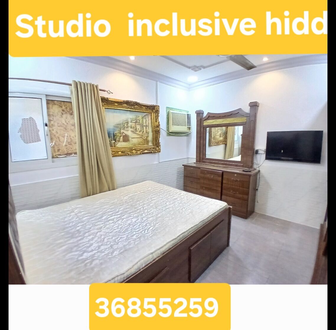 Hidd, Apartments, Flats, Houses & Villas, BHD 160/month,  1 BR,  Studio For Rent Old Hidd