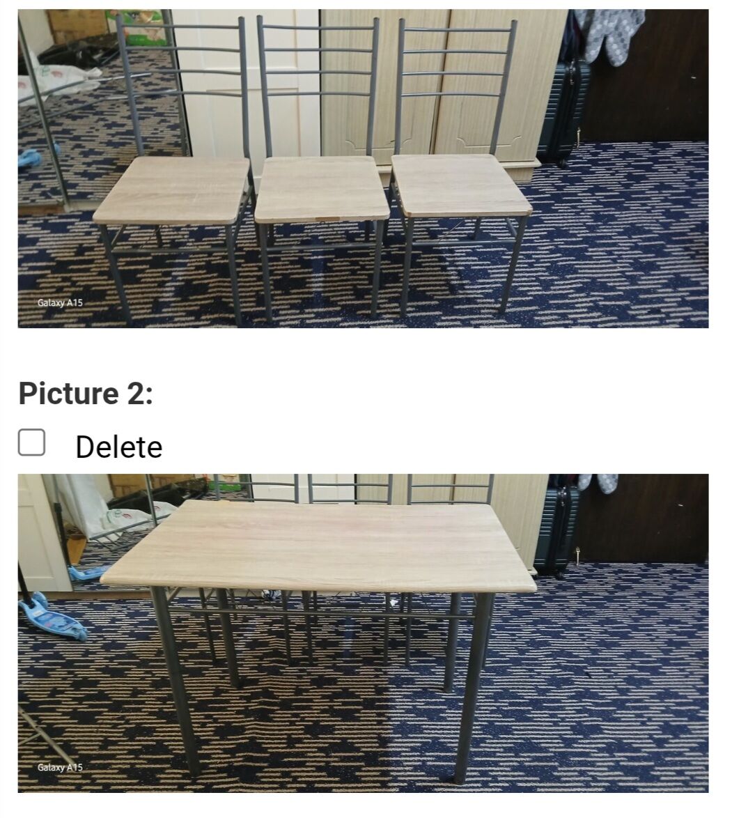 Al Thuqbah, Household Items, SAR 250,  4 Chair And Table