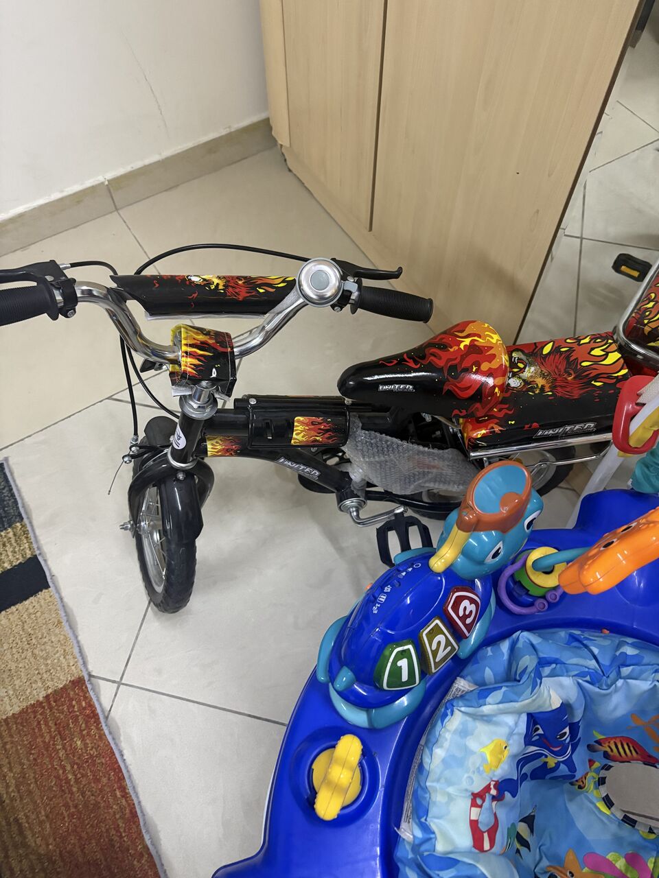 Al Malaz, Baby & Kid Stuff, SAR 300,  Baby Jumper And Toddler Bicycle