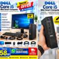 BHD 58,  Dell Core I5 Mini Smart Computer 8GB Ram 256GB SSD 19" Monitor Win 11 Pro Office /36841488