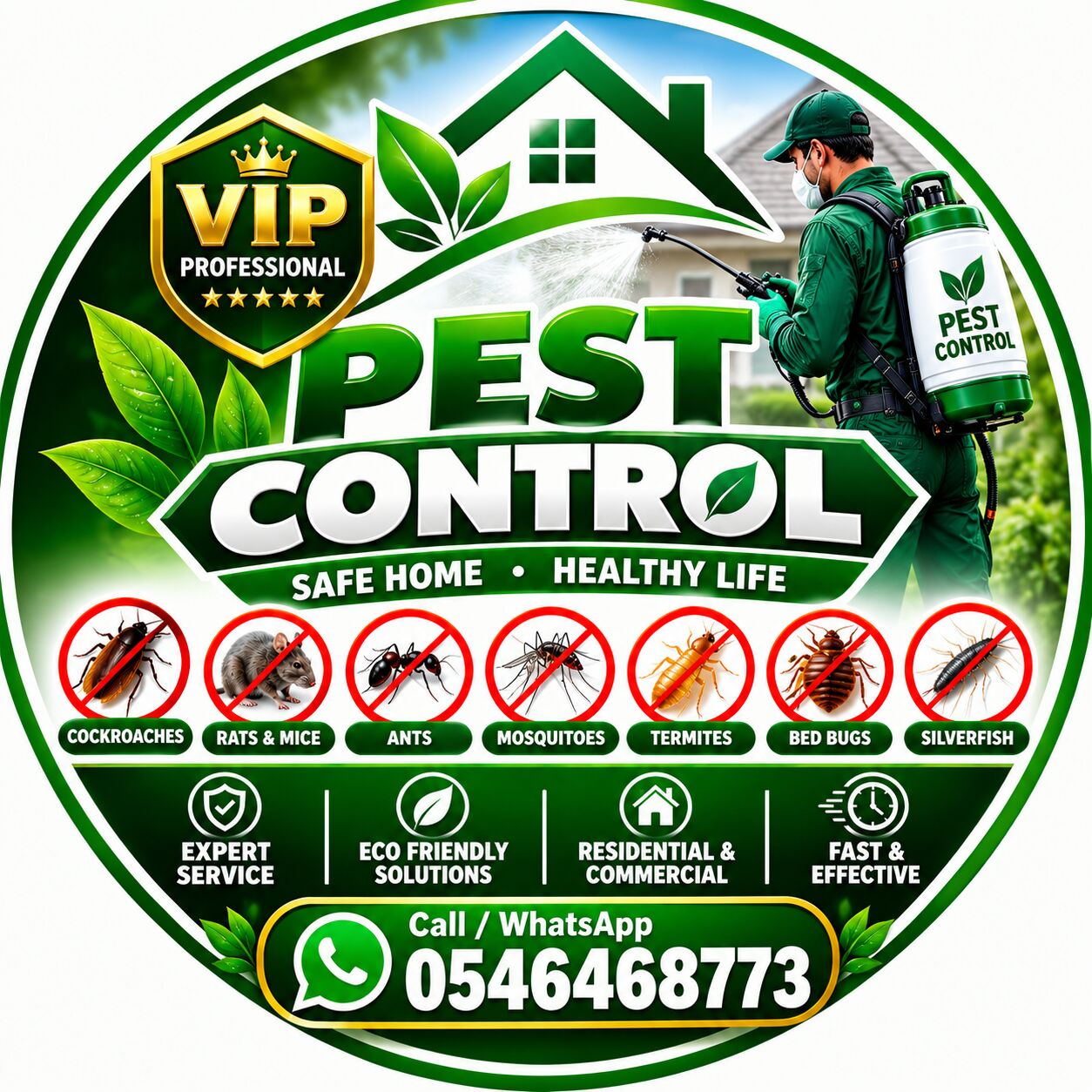 Riyadh, Pest Control, 💚PROFESSIONAL PEST CONTROL SERVICES 🪳 🚨 COMPLETE PEST CONTROL SOLUTIONS 🚨 0546468773✅