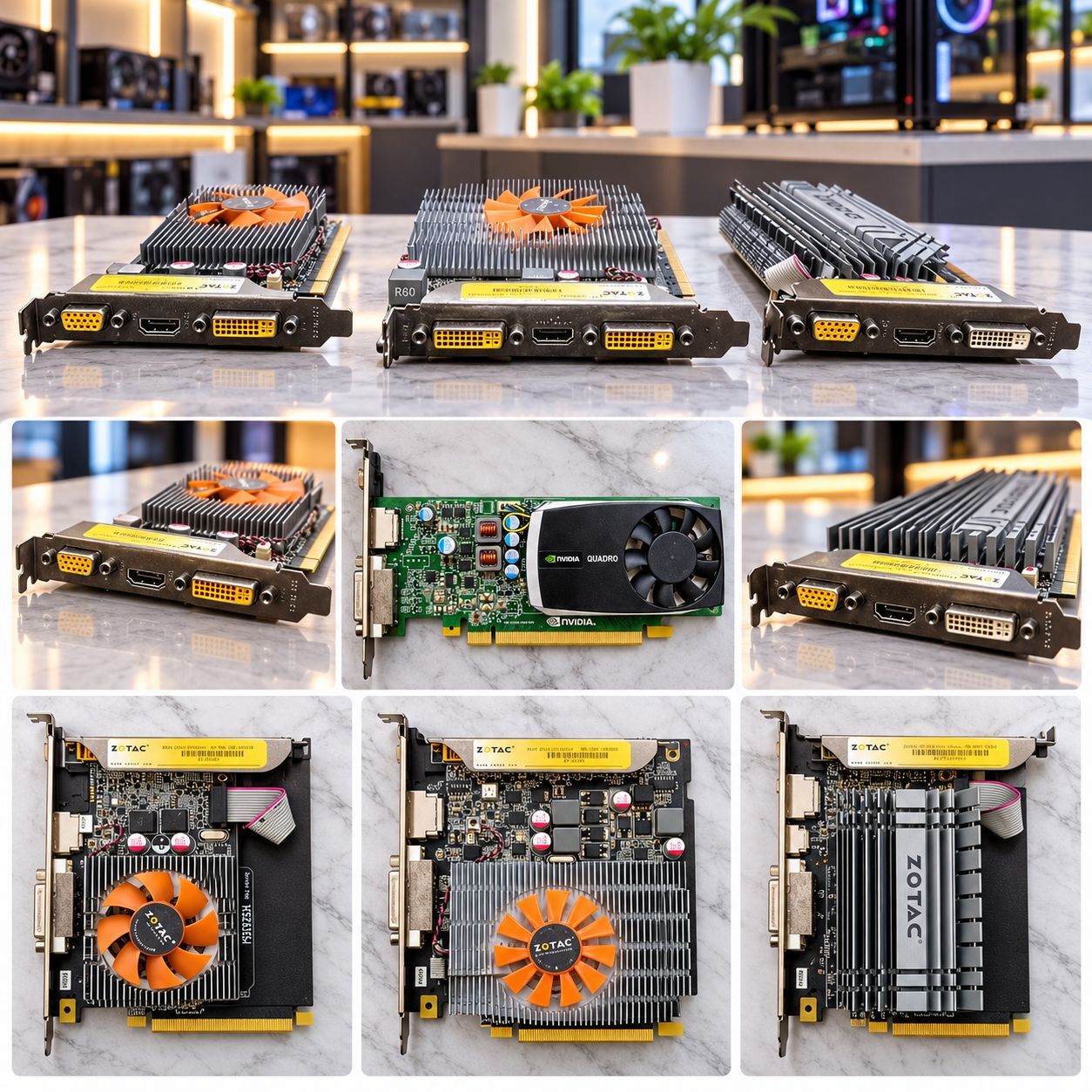 Salmaniya, Computers, BHD 17,  NVIDIA Graphics Cards For Gaming & AutoCAD | 1GB, 2GB & 4GB- Call /36841488