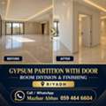 Gypsum Partition With Door | Room Division | Riyadh