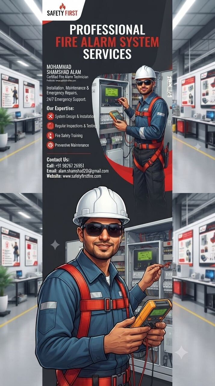 Jubail Industrial City, Job Seekers, URGENT JOB SEEKER - TRANSFERABLE IQAMA ​POSITION: Fire Alarm & Safety Systems Technician