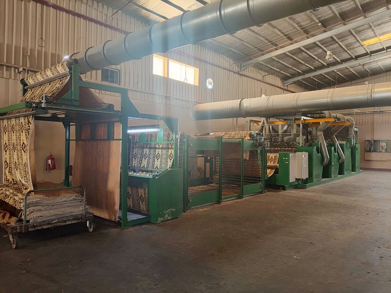Al Kharj, Industrial Machinery, USD 50000,  European Heavy-Duty Carpet Finishing & Coating Line (Lemaire & Werner Holthausen) &ndash; Riyadh