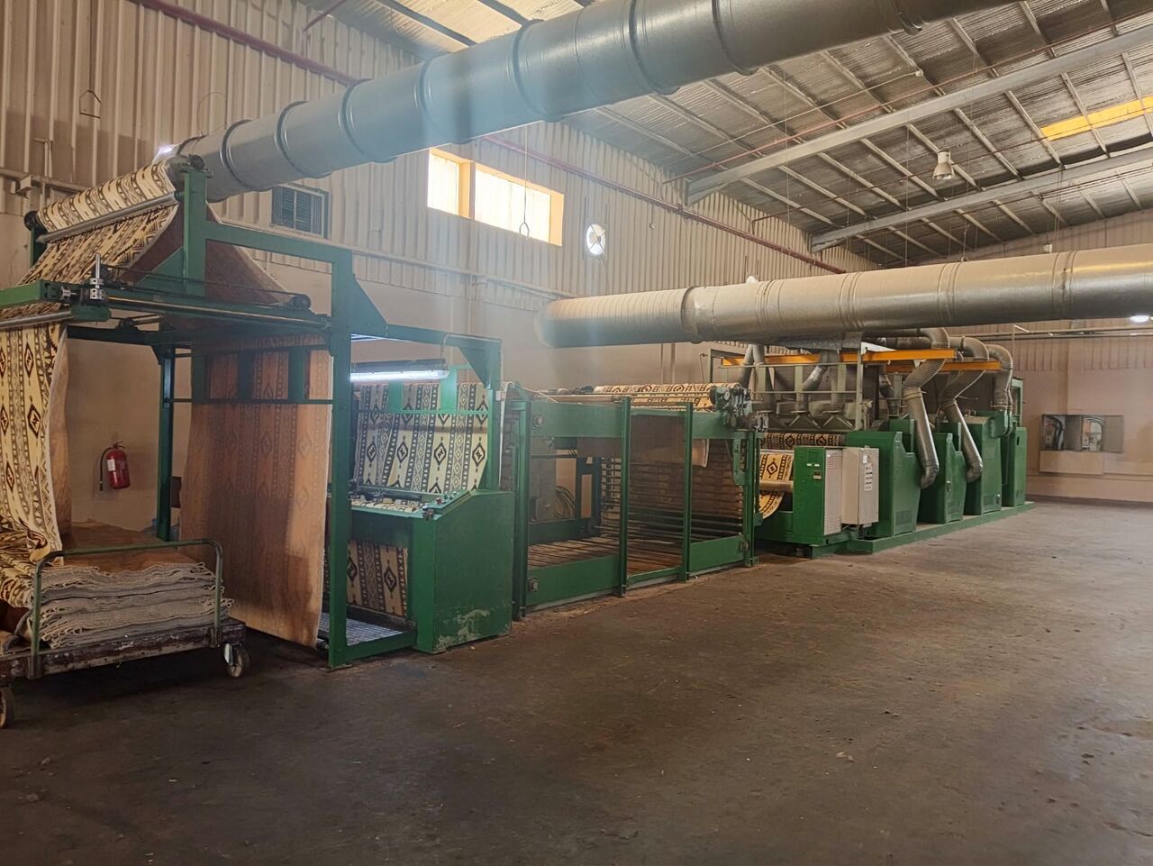 Al Kharj, Industrial Machinery, USD 50000,  European Heavy-Duty Carpet Finishing & Coating Line (Lemaire & Werner Holthausen) &ndash; Riyadh