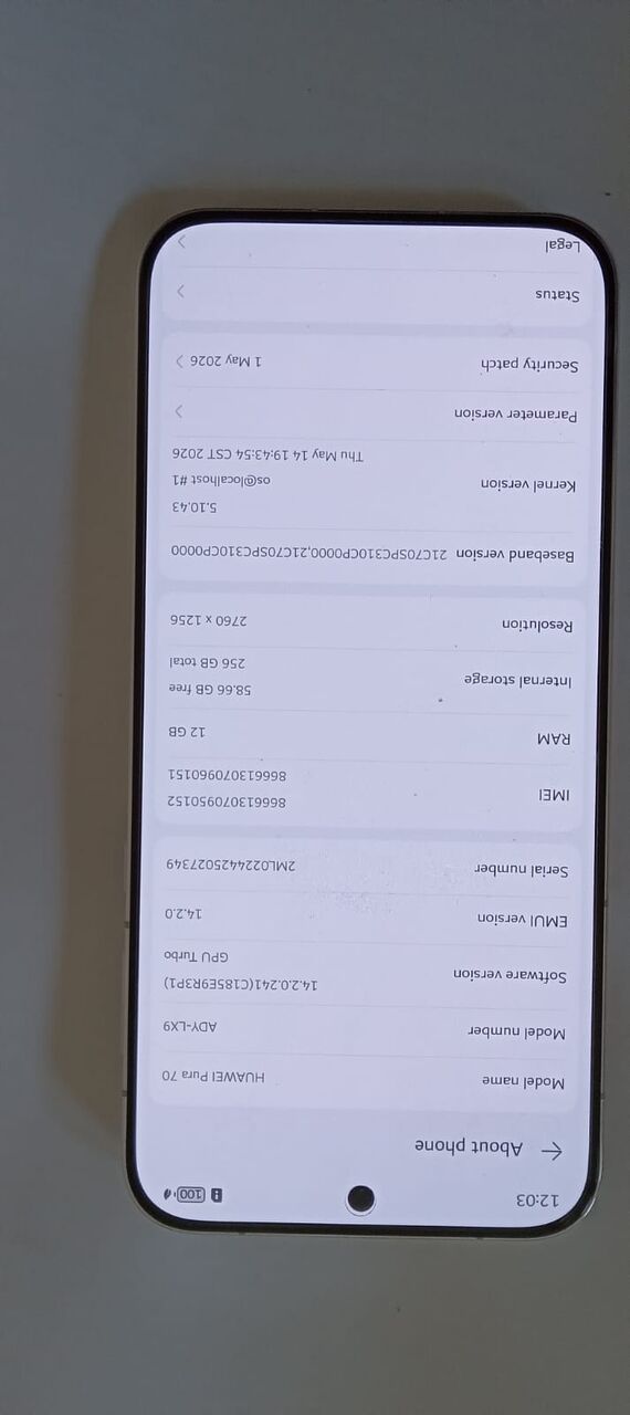 Riyadh, Electronics, SAR 1,  Huawei Pura 70, Used, With All Accesories And Box