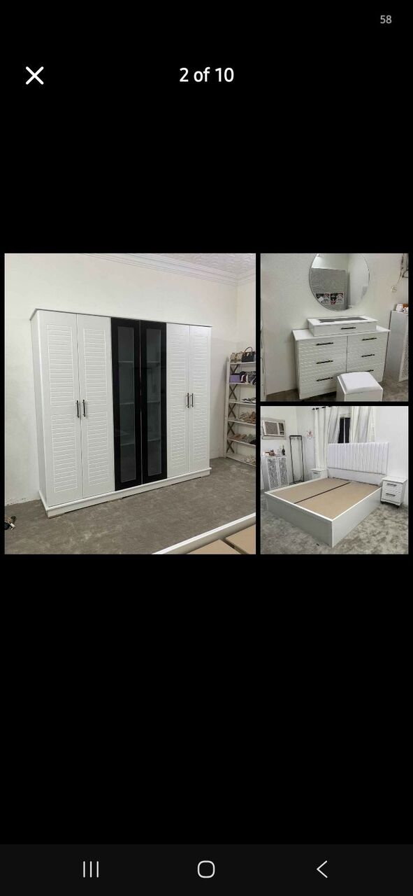 Al Malqa, Furniture, SAR 111,  New Bedroom Set Sale Online Home Devlree Free Sale