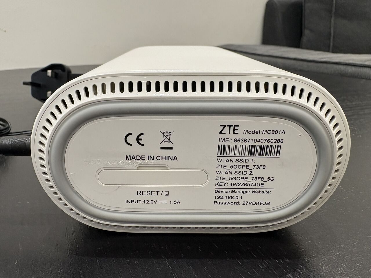 Riyadh, Electronics, SAR 350,  ZTE MC801A STC 5G Wi-Fi 6 Router SAR 350 - Riyadh