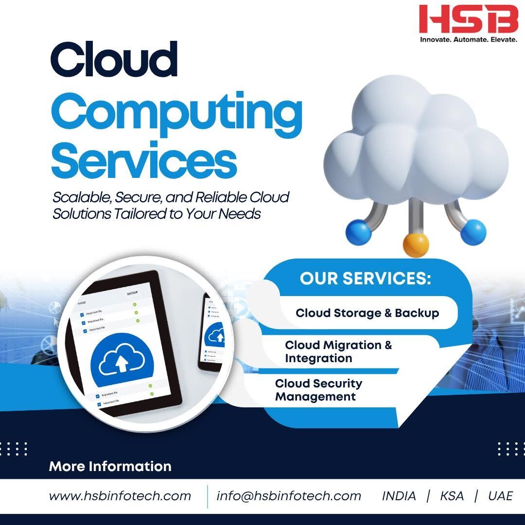 Hyderabad, Software Development, Top Cloud Computing Company - HSB Infotech