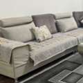SAR 1200/month,  1 BR,  🛋️ Large 9-Seat Corner Sofa – Premium Light Grey