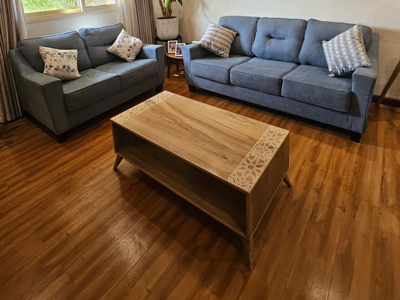 Khobar, Furniture, SAR 1800,  كنب اشلي منجد جديد اسفنج مطلق درجة اول. Sofa Newley Upolst