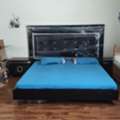 BHD 60,  King Size Bed Frame (200x190) With Mattress