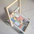 SAR 120,  Wooden Baby Push Cart With Blocks