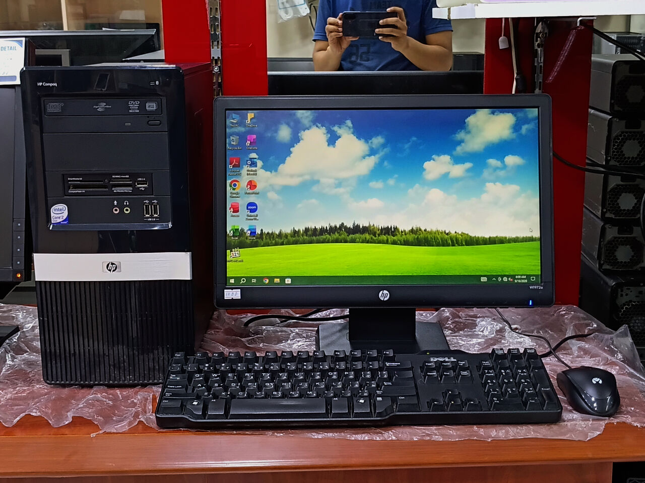 Riffa, Computers, BHD 23,  HP Computer Set Intel Core 2 3GB/160GB HDD 19&rsquo;&rsquo; Monitor With Gift Wi-Fi 23BD Only