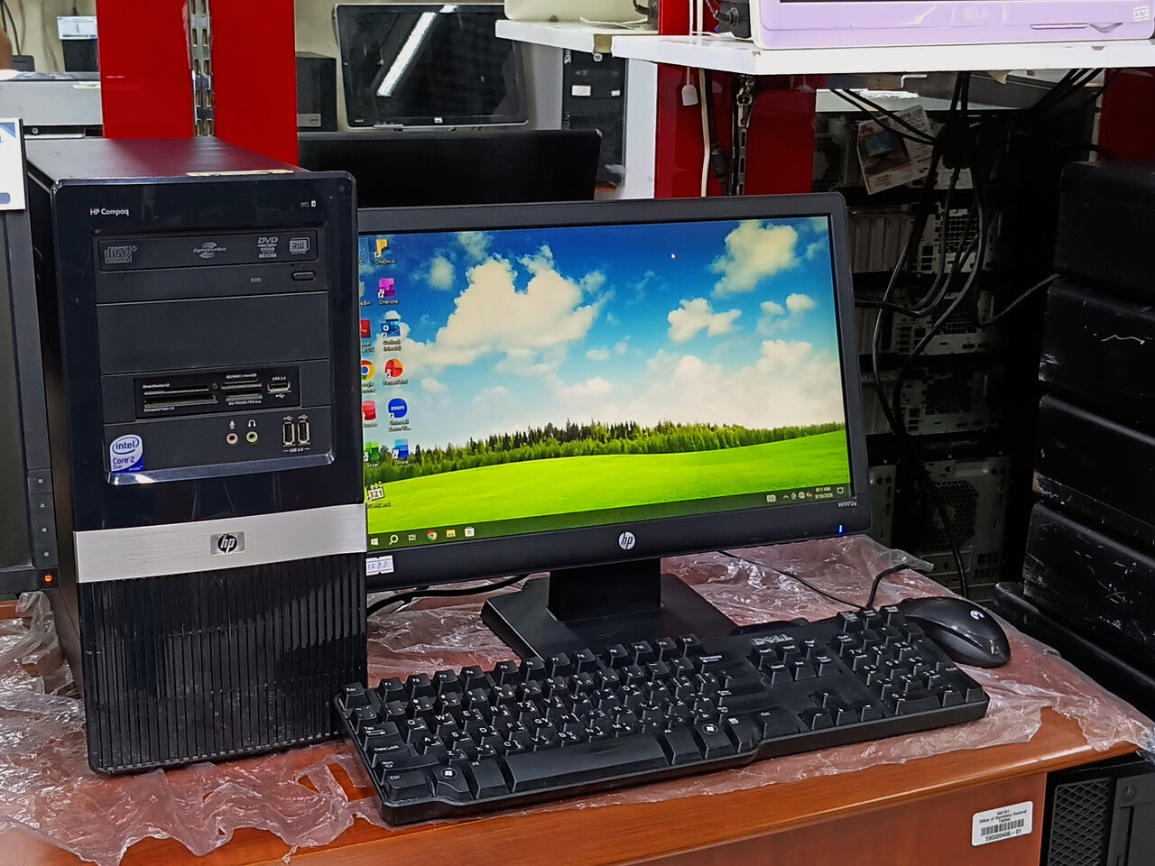 Riffa, Computers, BHD 23,  HP Computer Set Intel Core 2 3GB/160GB HDD 19&rsquo;&rsquo; Monitor With Gift Wi-Fi 23BD Only