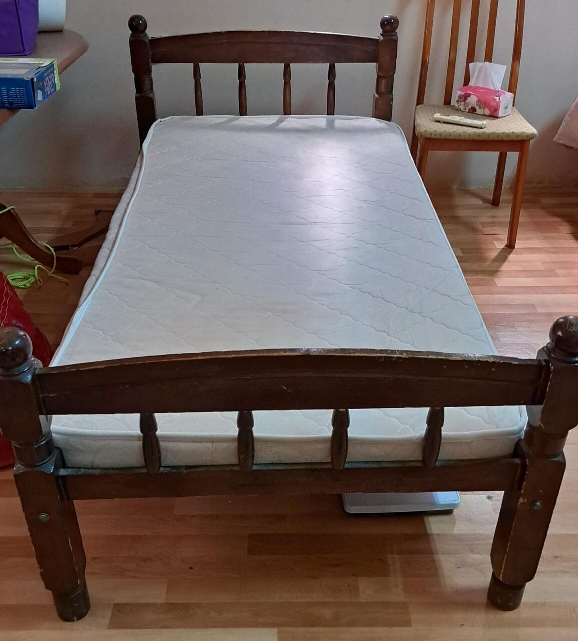 King Fahad District, Furniture, SAR 50,  Wooden Single Coat With Mattress