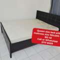 BHD 45,  @Queen Size Bed With Mattress In Good Condition For Sale With Delivery