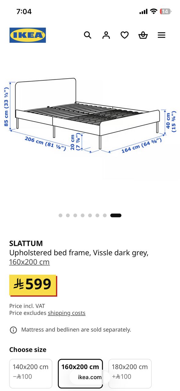 Madinat Al Ummal, Furniture, SAR 1600,  Sale Bed Frame Sr450, Mattress Sr500 And Wardrobe Sr. 650 For Sale