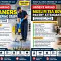 Cleaners & Muslim Tea Boy Required In Jubail &ndash; Transferable Iqama &ndash; Long Term