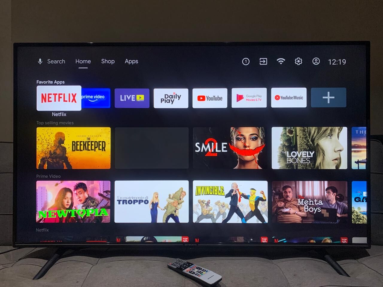 Khobar, Appliances, SAR 1,  Skyworth Led 55, 58 Inch Smart Google 4K Tv