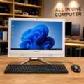 BHD 53,  Best Offer LENOVO All In One Computer Set 22" Full HD Screen 8GB RAM 180GB SSD Win10 Ready