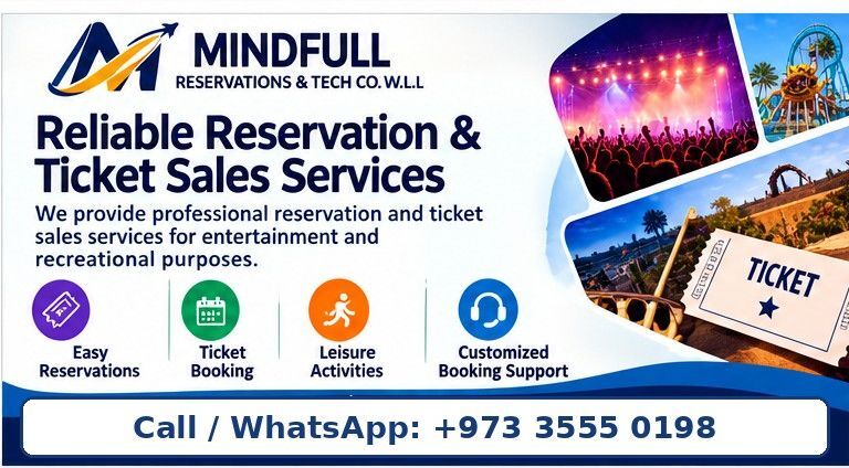 Manama, Business, Reliable Reservation & Ticket Sales Service