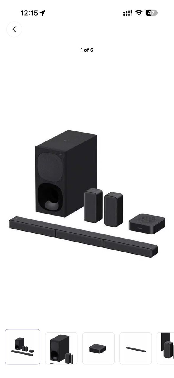 Khobar, Electronics, SAR 870,  FOR SALE &ndash; Sony HT-S40R 5.1 Home Theatre System