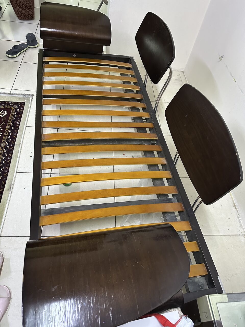 Khobar, Furniture, SAR 1,  Branded Malaysian Sofa Set (100% Wood & Metal Frame) For Sale