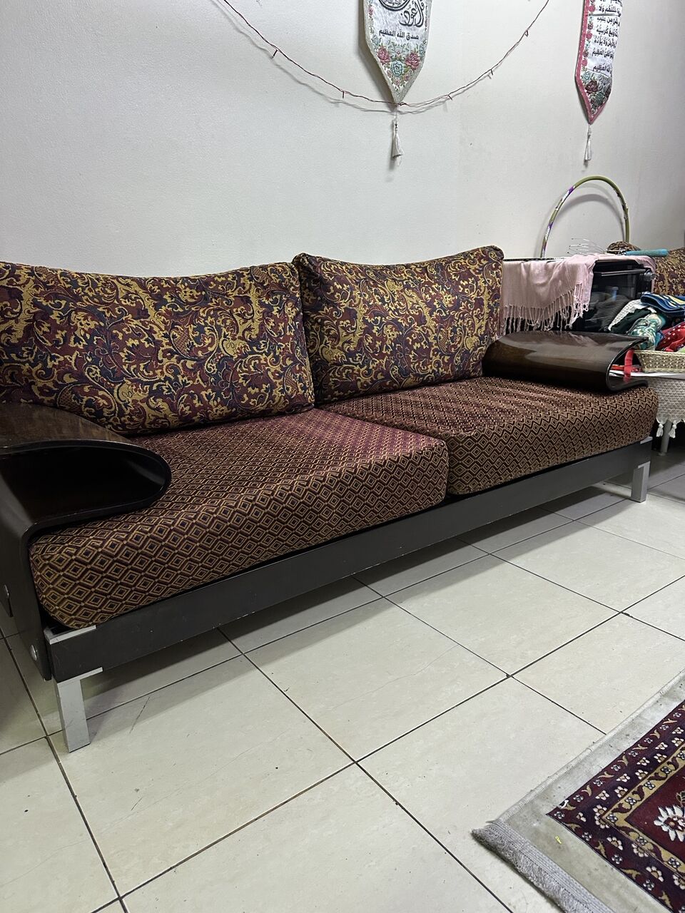 Khobar, Furniture, SAR 1,  Branded Malaysian Sofa Set (100% Wood & Metal Frame) For Sale