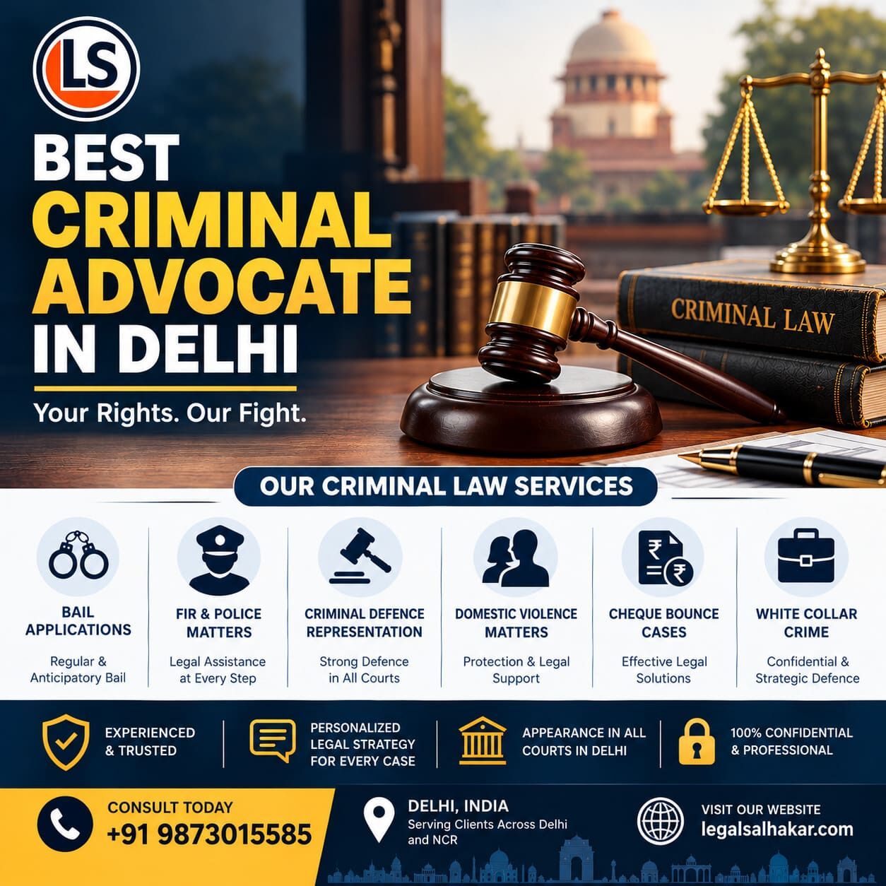 Rohini, Legal, Best Criminal Advocate In Delhi | Legal Salhakar