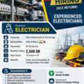 ⚡ URGENT RECRUITMENT: 20 EXPERIENCED ELECTRICIANS (GCC-RETURN) ⚡