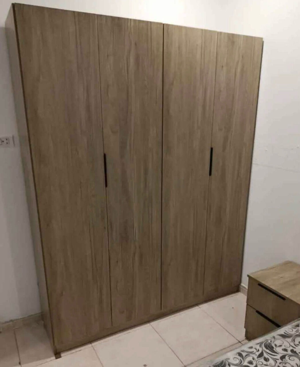 Jeddah, Furniture, SAR 5,  Premium Quality Modern Bedroom Set &ndash; Double Bed, 4-Door Wardrobe & Dressing Table