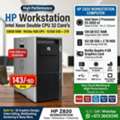 BHD 143,  HP Workstation Intel Xeon Double Processor 32 Core's 128GB RAM NVidia Quadro 4GB Graphics