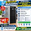 BHD 143,  HP Workstation Intel Xeon Double Processor 32 Core's 128GB RAM NVidia Quadro 4GB Graphics
