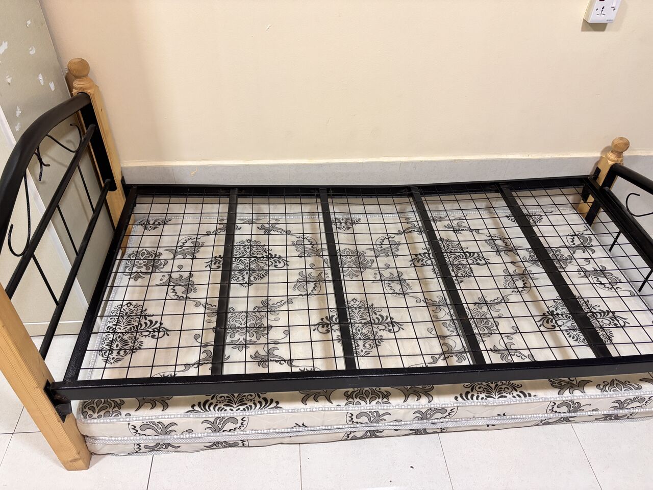 Dammam, Furniture, SAR 300,  Single Bed Frame With 2 Mattress
