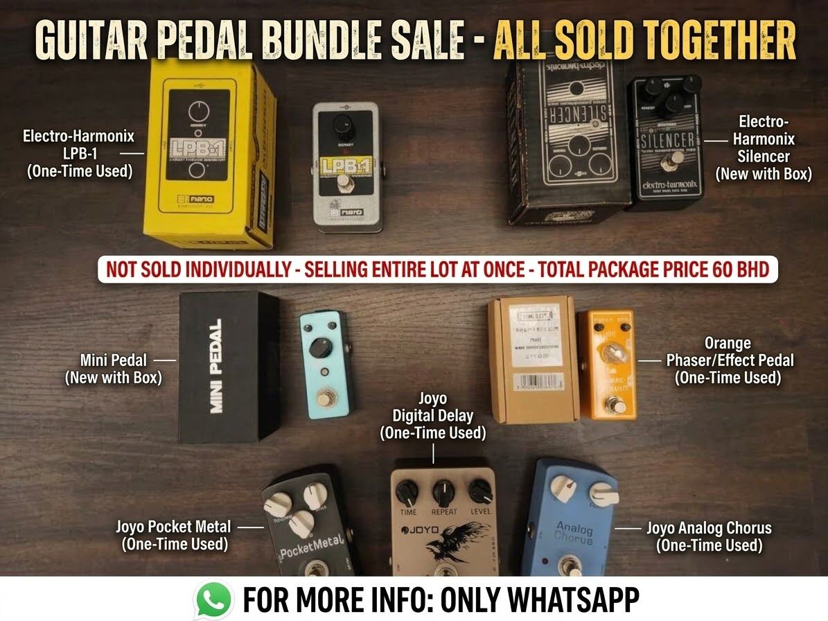 Manama, Musical Instruments, BHD 60,  Premium Electric Guitar Effects Pedals