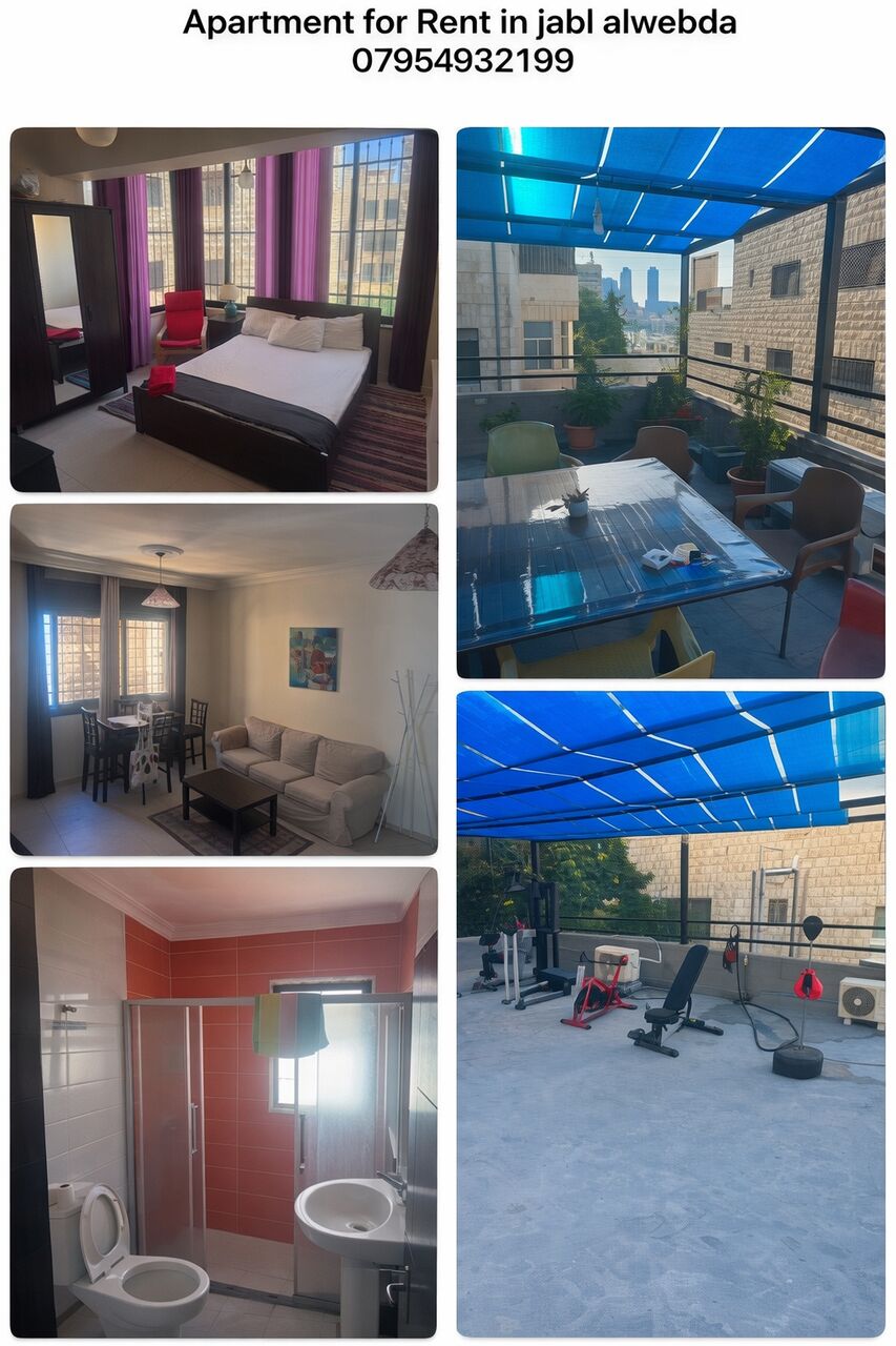 Amman, Housing Exchanges, JOD 4500/year,  1 BR,  Modern Fully Furnished Apartment In Jabal Al Lweibdeh &ndash; Amman